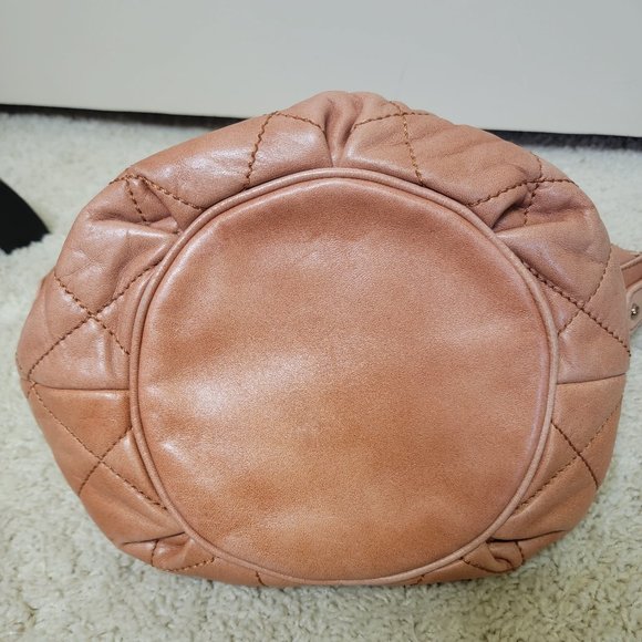 CHANEL Cloudy Bundle Quilted Burnt Orange Hobo Bag - Picture 4 of 13